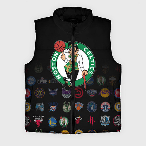 Мужской жилет Boston Celtics 1 / 3D-Черный – фото 1