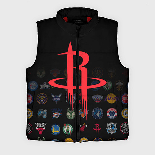 Мужской жилет Houston Rockets 2 / 3D-Красный – фото 1