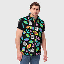 Мужской жилет Очень странные дела, цвет: 3D-светло-серый — фото 2