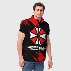 Мужской жилет Umbrella Corporation, цвет: 3D-красный — фото 2