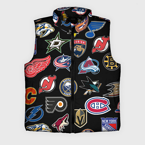 Мужской жилет NBA PATTERN / 3D-Черный – фото 1
