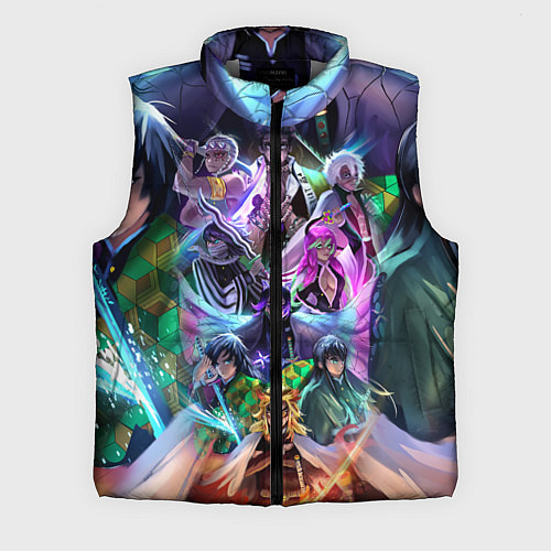 Мужской жилет KIMETSU NO YAIBA / 3D-Светло-серый – фото 1