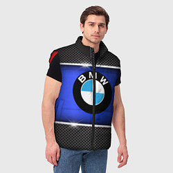 Мужской жилет BMW, цвет: 3D-красный — фото 2