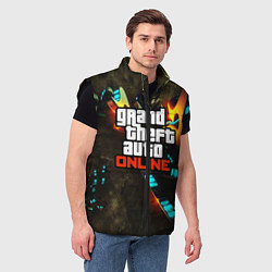 Мужской жилет GTA:Online, цвет: 3D-черный — фото 2