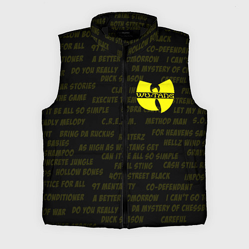 Мужской жилет WU-TANG CLAN / 3D-Черный – фото 1
