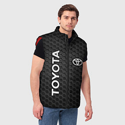 Мужской жилет TOYOTA, цвет: 3D-красный — фото 2