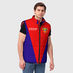 Мужской жилет СССР, цвет: 3D-красный — фото 2