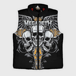 Мужской жилет Megadeth, цвет: 3D-красный