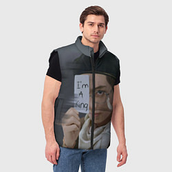 Мужской жилет BTS, цвет: 3D-черный — фото 2