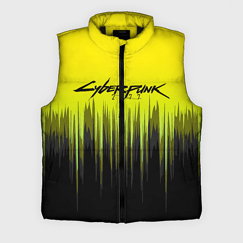 Мужской жилет CYBERPUNK 2077 / 3D-Черный – фото 1