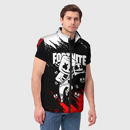 Мужской жилет FORTNITE x MARSHMELLO / 3D-Красный – фото 3