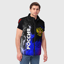 Мужской жилет РОССИЯ, цвет: 3D-красный — фото 2