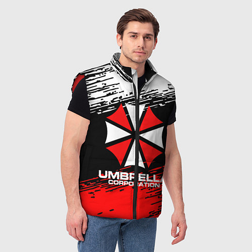 Мужской жилет Umbrella Corporation / 3D-Красный – фото 3