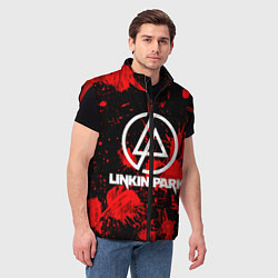Мужской жилет Linkin Park, цвет: 3D-красный — фото 2