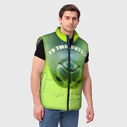 Мужской жилет Го тюленить?, цвет: 3D-светло-серый — фото 2