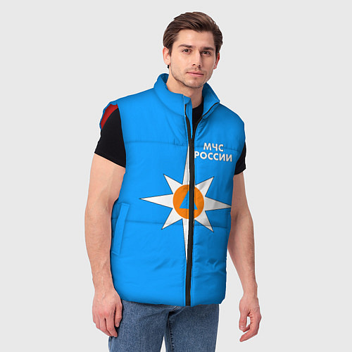 Мужской жилет МЧС России / 3D-Красный – фото 3