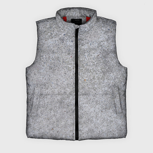 Мужской жилет Серый бетон / 3D-Красный – фото 1