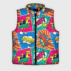 Мужской жилет COMICS ART, цвет: 3D-черный