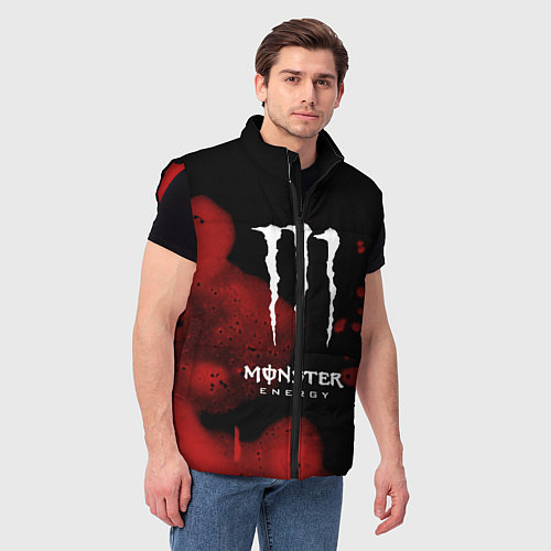 Мужской жилет MONSTER ENERGY / 3D-Красный – фото 3