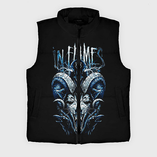 Мужской жилет IN FLAMES / 3D-Черный – фото 1