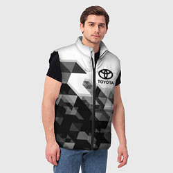 Мужской жилет TOYOTA, цвет: 3D-черный — фото 2