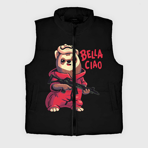 Мужской жилет Bella Ciao / 3D-Черный – фото 1