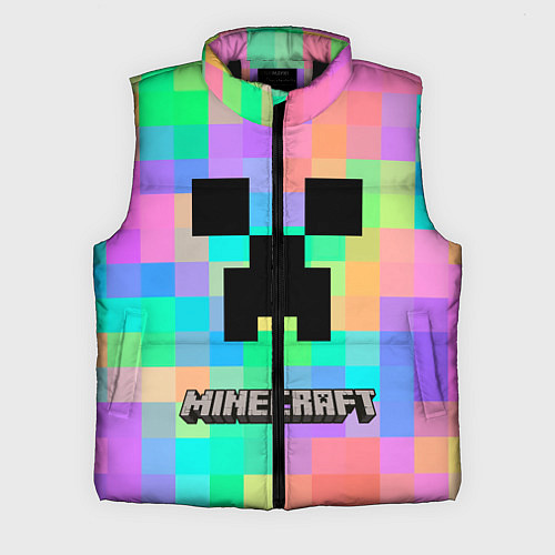 Мужской жилет Minecraft / 3D-Черный – фото 1