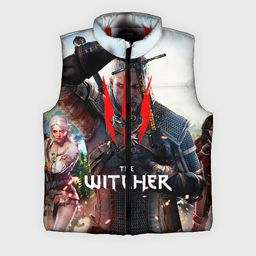 Мужской жилет The Witcher / 3D-Красный – фото 1