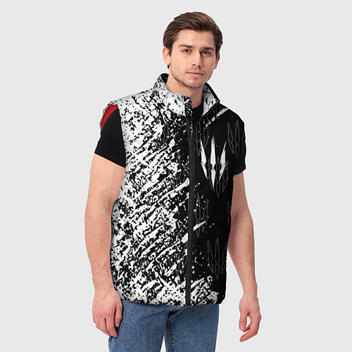 Мужской жилет The Witcher / 3D-Красный – фото 3