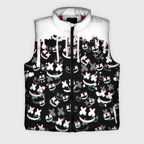 Мужской жилет MARSHMELLO GLITCH / 3D-Красный – фото 1