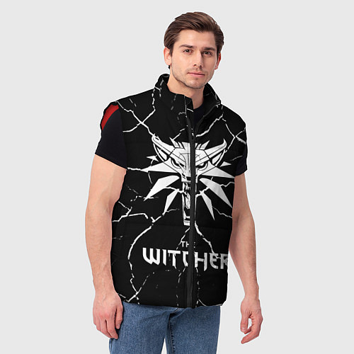 Мужской жилет The Witcher / 3D-Красный – фото 3