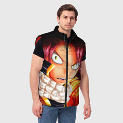 Мужской жилет FAIRY TAIL ХВОСТ ФЕИ, цвет: 3D-красный — фото 2