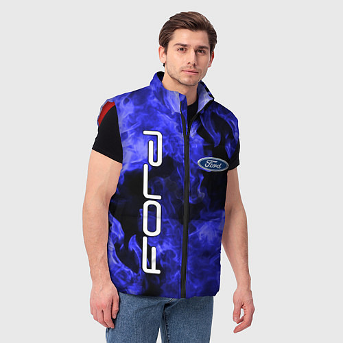 Мужской жилет FORD / 3D-Красный – фото 3