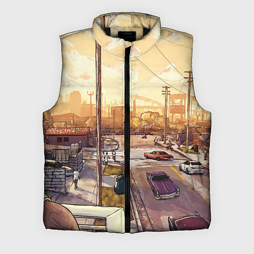 Мужской жилет GTA San Andreas / 3D-Черный – фото 1