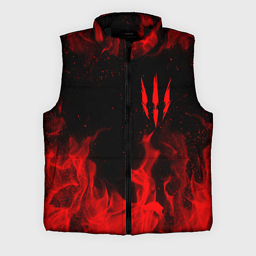 Мужской жилет ВЕДЬМАК 3 ГЕРАЛЬТ КОГОТЬ / 3D-Черный – фото 1