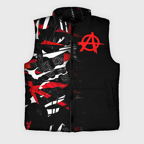 Мужской жилет Анархия / 3D-Черный – фото 1