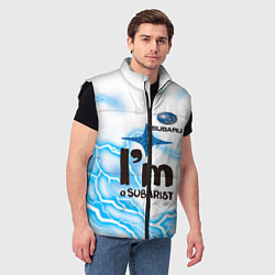 Мужской жилет SUBARU, цвет: 3D-черный — фото 2