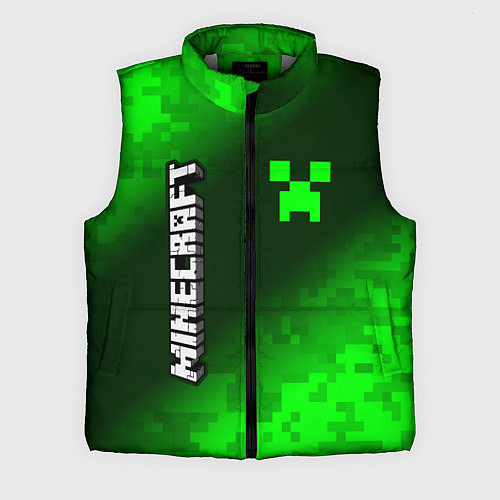 Мужской жилет MINECRAFT МАЙНКРАФТ / 3D-Светло-серый – фото 1