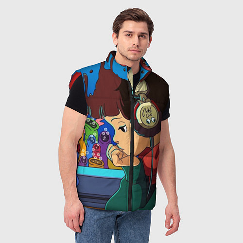 Мужской жилет ЮТУБ / 3D-Красный – фото 3