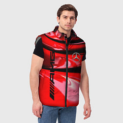 Мужской жилет MERCEDES, цвет: 3D-светло-серый — фото 2