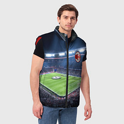 Мужской жилет FC MILAN, цвет: 3D-красный — фото 2