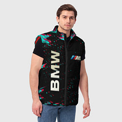 Мужской жилет BMW, цвет: 3D-красный — фото 2