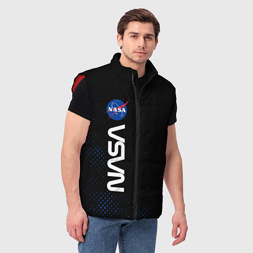 Мужской жилет NASA НАСА / 3D-Красный – фото 3