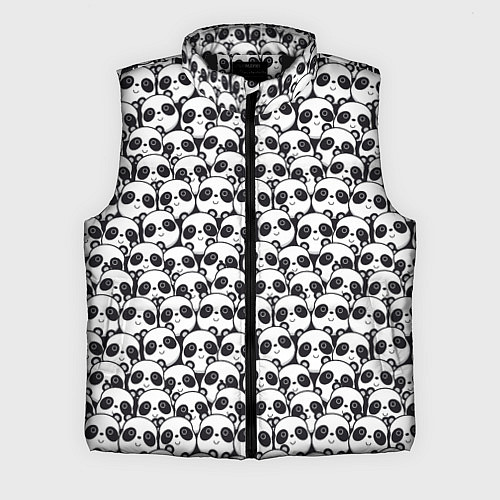 Мужской жилет ПАНДЫ / 3D-Черный – фото 1