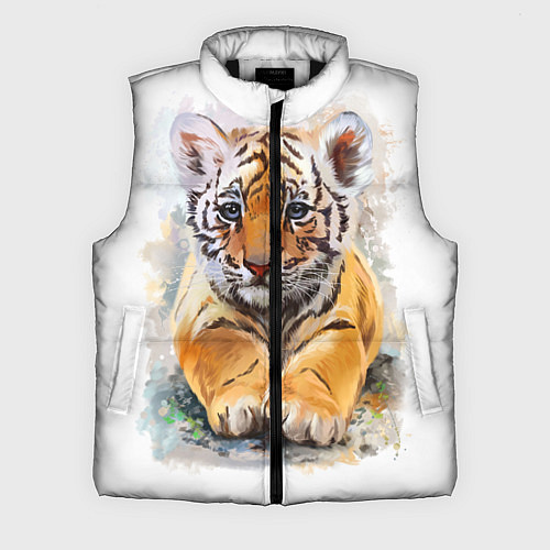 Мужской жилет Tiger Art / 3D-Черный – фото 1