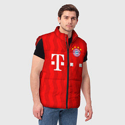 Мужской жилет FC Bayern Munchen, цвет: 3D-красный — фото 2