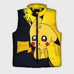 Мужской жилет ПикачуPikachu, цвет: 3D-черный