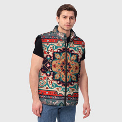 Мужской жилет Текстура ковра, цвет: 3D-черный — фото 2