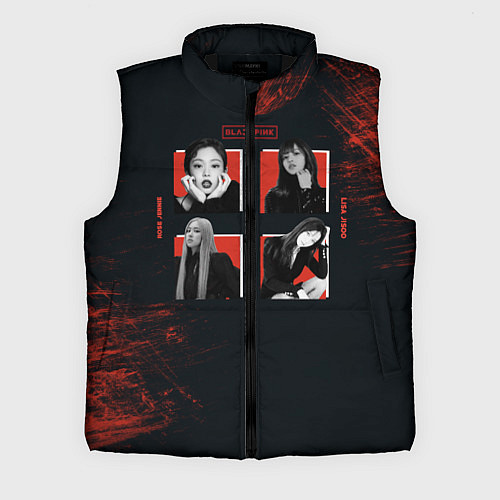 Мужской жилет BLACKPINK / 3D-Черный – фото 1