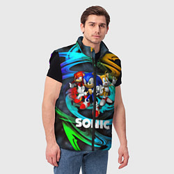 Мужской жилет SONIC TRIO, цвет: 3D-черный — фото 2